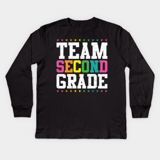 Team 2nd Second Grade - 1st Day of School Kids Long Sleeve T-Shirt